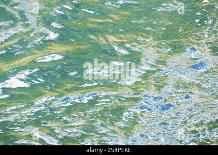 An image of a high contrast water surface Stock Photo