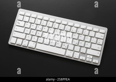 An image of a typical computer keyboard isolated on black background Stock Photo