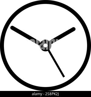 Clock icon vector. Suitable for mobile apps, web apps and print media. Stock Vector