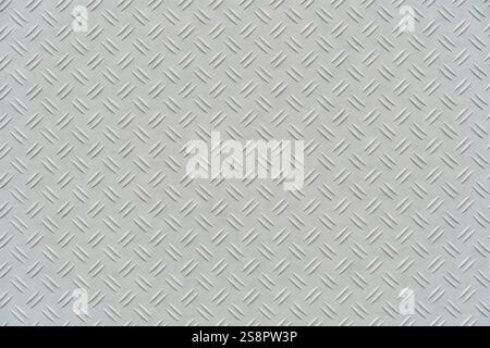 An image of a checker plate material background Stock Photo