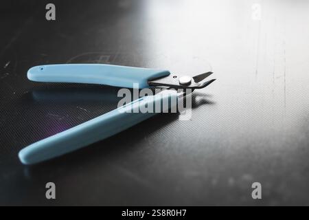 An image of a diagonal pliers for 3D printer filament Stock Photo