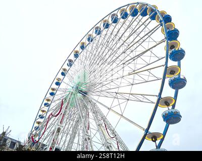 Christmas market in Lille, France Stock Photo