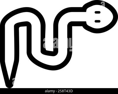 Pet Snake icon vector. Suitable for mobile apps, web apps and print media. Stock Vector