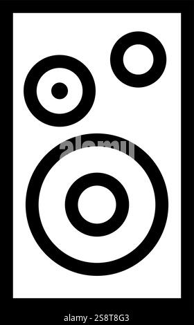 Single Speaker icon vector. Suitable for mobile apps, web apps and print media. Stock Vector