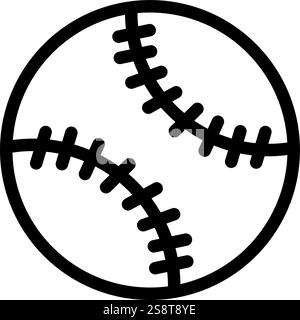 Soft Ball icon vector. Suitable for mobile apps, web apps and print media. Stock Vector