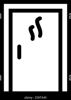 Steam Room icon vector. Suitable for mobile apps, web apps and print media. Stock Vector