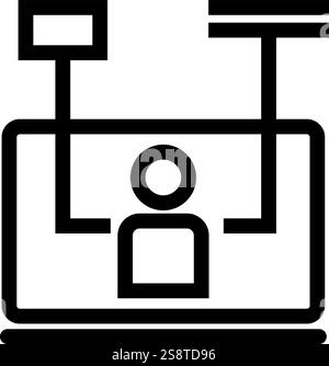 User Experience icon vector. Suitable for mobile apps, web apps and print media. Stock Vector