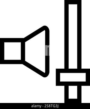 Change Music Volume icon vector. Suitable for mobile apps, web apps and print media. Stock Vector