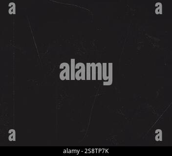 Grunge stamp, vintage effect, frayed edges, worn corners and traces of antiquity. Old black paper or cardboard for backdrop. Vector illustration of Stock Vector
