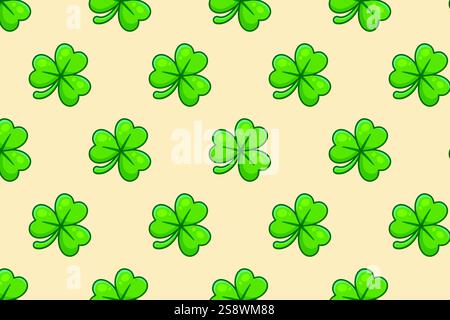 St patricks day pattern. Vector illustration. Stock Vector