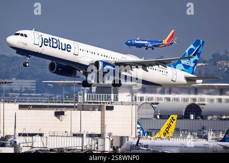 Los Angeles Intl. Airport 1-18-2025 Inglewood, CA USA Atlas Air Boeing ...