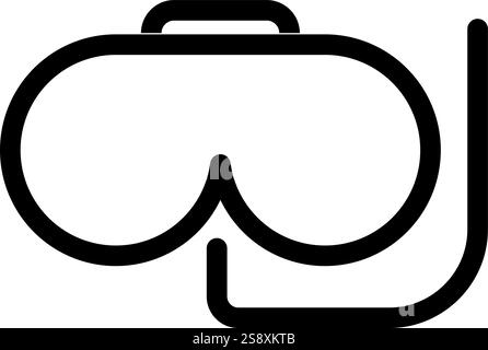 Diving icon vector. Suitable for mobile apps, web apps and print media. Stock Vector