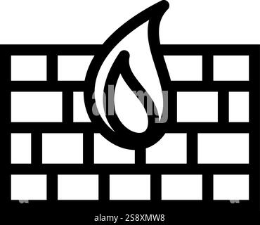 Firewall,Security,Protection,Secure,Shield,Antivirus,Encryption,Safe,, Stock Vector