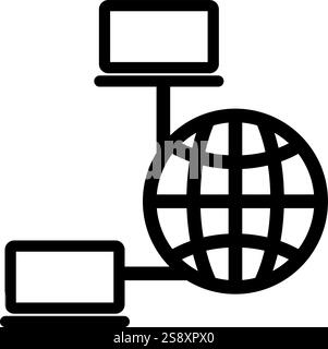 Internet Connectivity icon vector image. Suitable for mobile application web application and print media. Stock Vector