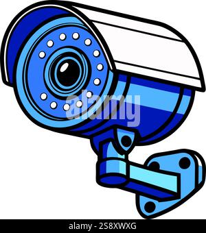 Night vision camera Stock Vector