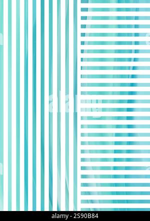 abstract hand painted watercolour striped pattern design background Stock Vector