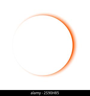 light of a solar eclipse design vector illustration on white background Stock Vector