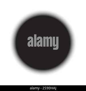 eclipse black design vector illustration isolated on white background Stock Vector