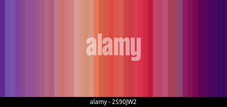Abstract vector background vertical stripes in bright colors purple, pink, and orange Stock Vector