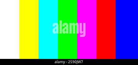 Vibrant and colorful vertical striped pattern Stock Vector