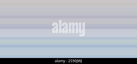 horizontal stripes in a gradient of soft blue and gray hues Stock Vector