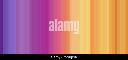 Vertical stripes in vibrant shades of purple, pink, and orange, creating a colorful and eye-catching pattern Stock Vector