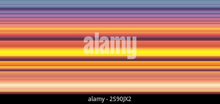 abstract background featuring horizontal stripes in a variety of vibrant colors Stock Vector