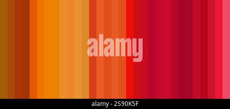 energetic abstract design featuring vertical stripes in warm hues of orange, red, and yellow Stock Vector