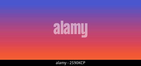 colorful and energetic horizontal striped blue purple red gradient background Stock Vector