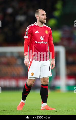 Manchester United midfielder Christian Eriksen (14) during the ...