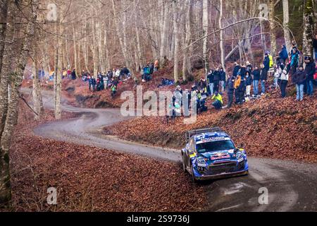 55 Joshua MCERLEAN, Eoin TREACY, Ford Puma Rally1, action during the ...