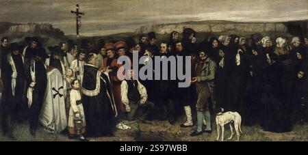 Gustave Courbet - A Burial at Ornans Stock Photo