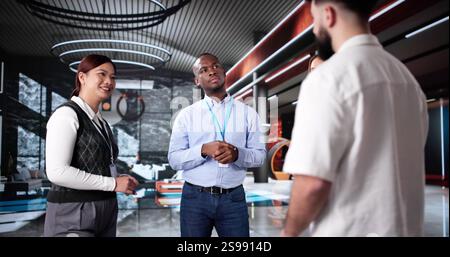 Business Conference Corporate Event And Seminar At Hotel Stock Photo