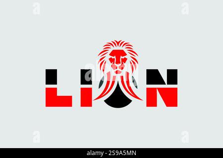 Lion Logo Design Professional & Classic Stock Vector