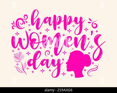 International Women's Day Vector illustration Stock Vector