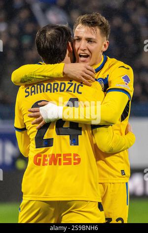 Mateo Retegui Atalanta celbrates after goal 1-1 during serie A match