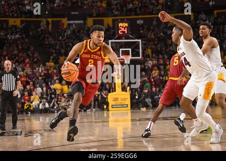 Iowa State forward Joshua Jefferson (2) shoots over Colorado guard