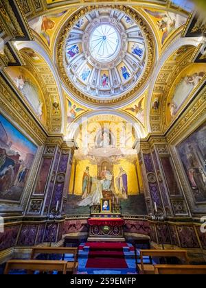 Chapel of Saints Cyril and Methodius - Basilica di San Clemente al Laterano - Rome, Italy Stock Photo