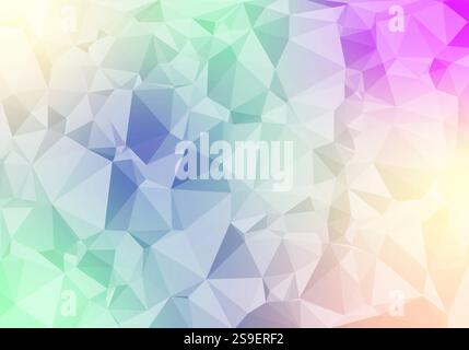 vector abstract irregular polygonal background, triangle low poly pattern with a triangular pattern. Stock Vector