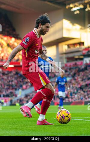 Dominik Szoboszlai #8 of Liverpool during the Premier League