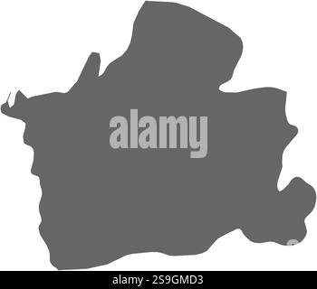 Map of El Oro, a province of Ecuador. Stock Vector