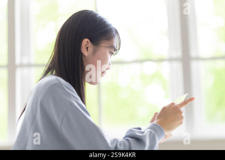 High school students studying at home Stock Photo - Alamy