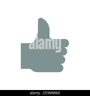 Thumb up or like symbol. Thumbs up social media vector icon. Stock Vector