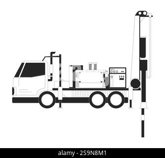 Well Digging Machine Vector well drilling, water borehole icon Stock Vector Image & Art - Alamy