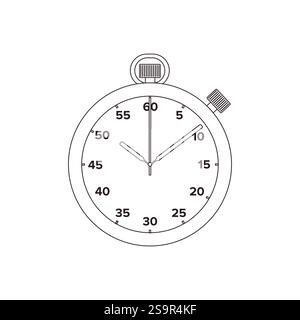 time watch clock vector timer illustration Stock Vector
