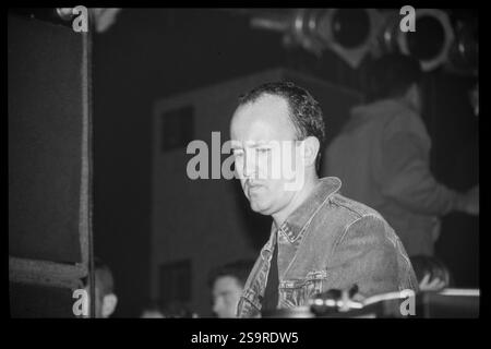 DJ Danny Rampling playing live at Creamfields Festival in Winchester ...