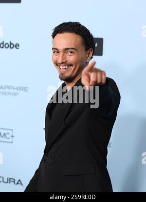 Park City, USA. 27th Jan, 2025. Tonatiuh attends the 'Kiss Of The Spider Woman' Premiere during the 2025 Sundance Film Festival at Eccles Center Theatre on January 26, 2025 in Park City, Utah. Photo: Anna Pocaro/imageSPACE Credit: Imagespace/Alamy Live News Stock Photo