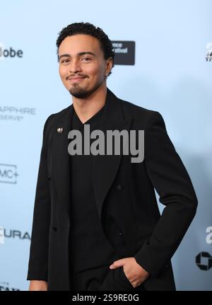 Park City, USA. 27th Jan, 2025. Tonatiuh attends the 'Kiss Of The Spider Woman' Premiere during the 2025 Sundance Film Festival at Eccles Center Theatre on January 26, 2025 in Park City, Utah. Photo: Anna Pocaro/imageSPACE Credit: Imagespace/Alamy Live News Stock Photo