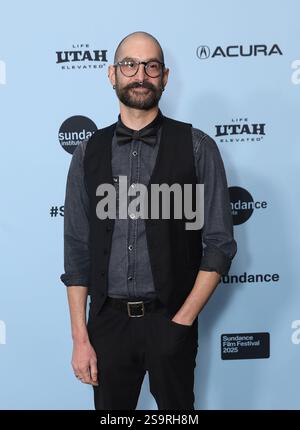 Park City, USA. 27th Jan, 2025. Brian Kates attends the 'Kiss Of The Spider Woman' Premiere during the 2025 Sundance Film Festival at Eccles Center Theatre on January 26, 2025 in Park City, Utah. Photo: Anna Pocaro/imageSPACE/Sipa USA Credit: Sipa USA/Alamy Live News Stock Photo