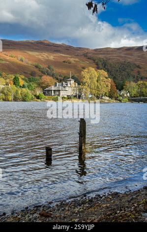 Autumn landscape colours, St. Fillans, Loch Earn, Perthshire, Scotland, UK Stock Photo